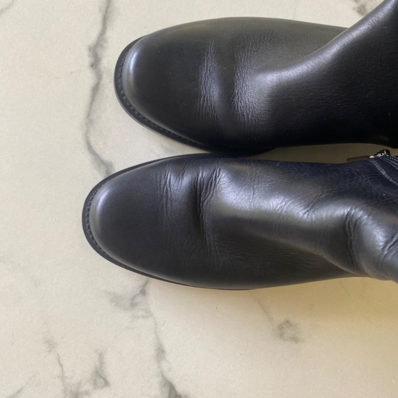 Ellen Tracy leather over the knee boot with bows size 6 - Picture 6 of 6